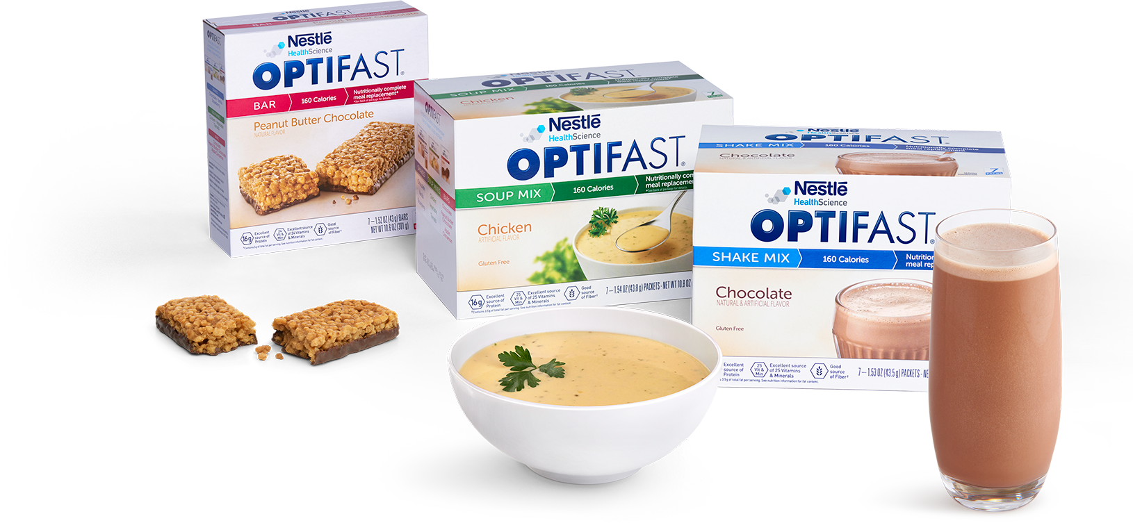 Optifast products images